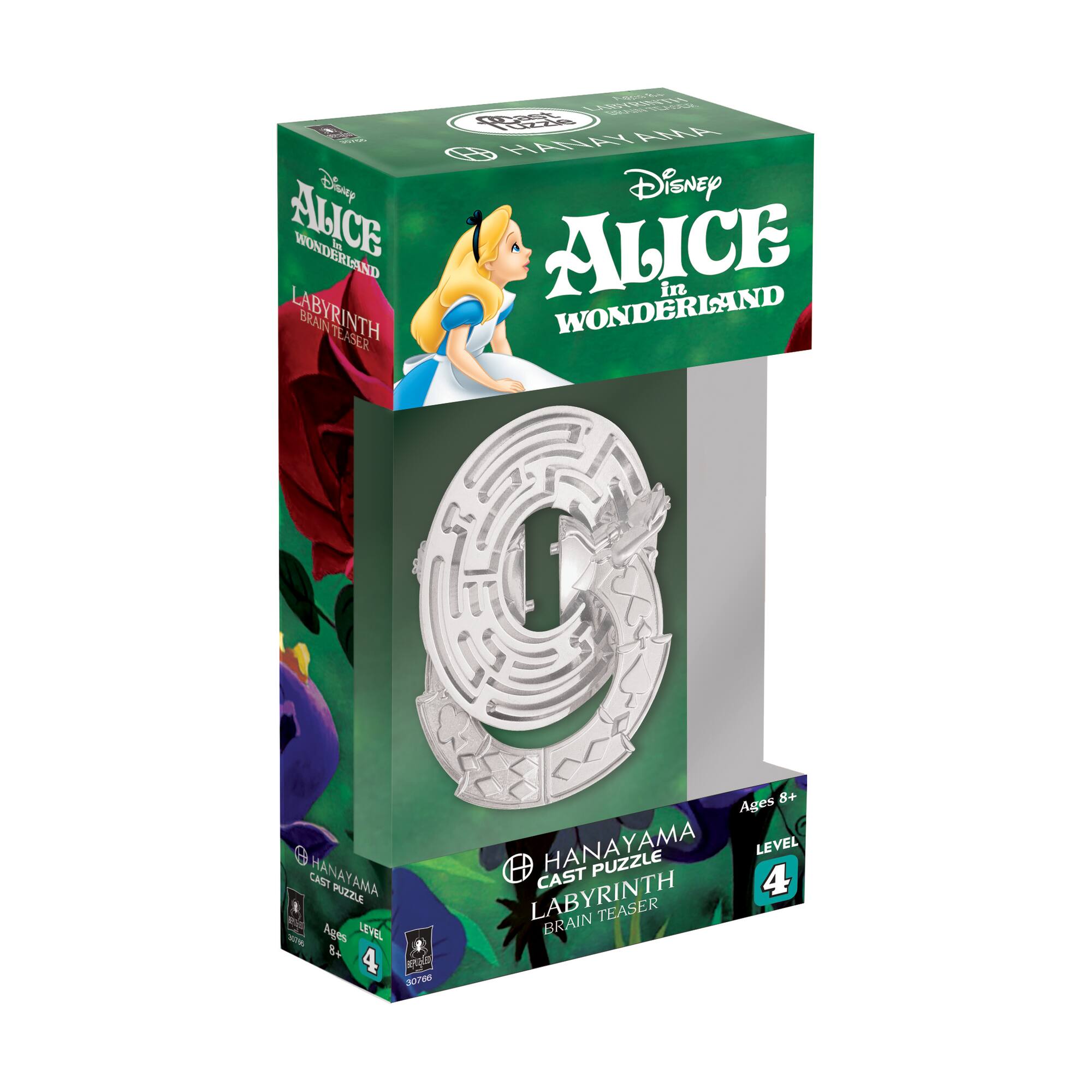 Hanayama Disney Alice in Wonderland: Labyrinth Level 4 Cast Puzzle